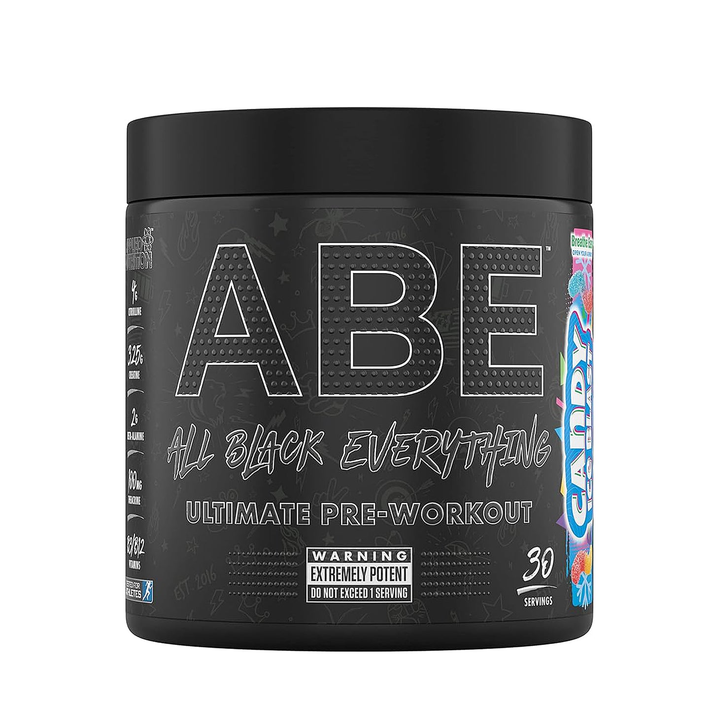 ABE, Ultimate Pre-Workout, Candy Ice Blast, 390 g